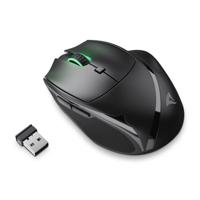 Sharkoon officepal m25w muis (zwart, 400 - 4000 dpi, rgb, 2,4 ghz / usb) - thumbnail