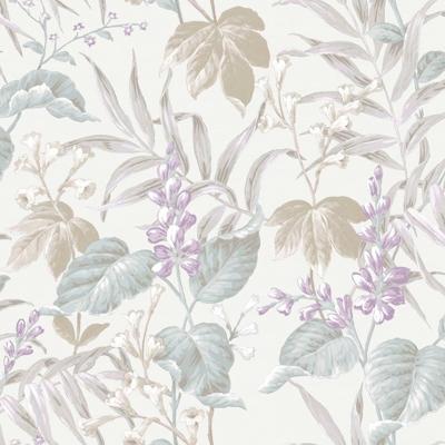 Cristiana Masi Thema Behang met bladeren en bloemen - 28854