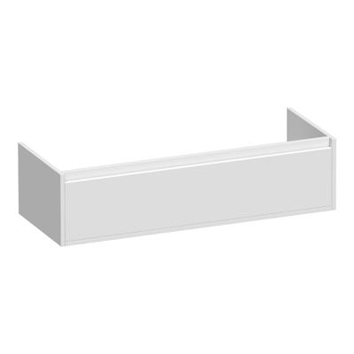 Brauer Hope - Onderkast - 120 cm - met 1 Softclose Lade Greeploos en 1 Sifon Uitsparing - Mat Wit