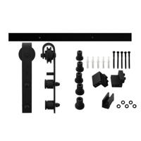 Intersteel Schuifdeursysteem voor glasdeuren - mat zwart - thumbnail