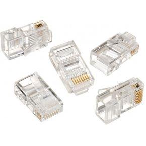 UTP connector 8-pins 8P8C (RJ45) voor CAT5, 10 stuks