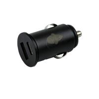 GreenMouse Green mouse lader auto dubbel usb & usb-c zwart (5 stuks) - thumbnail