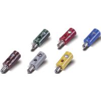 Modelspoor stekker 2.6 mm 100 stuk(s) Met dwarsgat Bruin - thumbnail