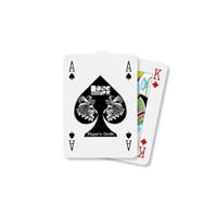 Dal Negro speelkaarten Poker karton blauw - thumbnail