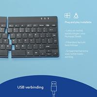 R-GO Tools Split Toetsenbord USB QWERTY, Engels Zwart Flexibel, Ergonomisch - thumbnail