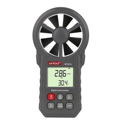 WT87A draagbare anemometer thermometer wind snelheid gauge meter