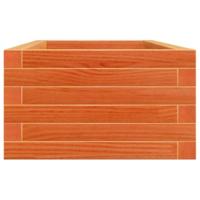Plantenbak 90x40x23 cm massief grenenhout wasbruin - thumbnail