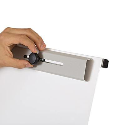 Rocada Flipchart 610V19 (b x h) 1800 mm x 850 mm Wit (RAL 9003), Staal Afwisbaar, Beschrijfbaar, In hoogte verstelbaar, Incl. opbergbakje, Magneetband R610102 - thumbnail