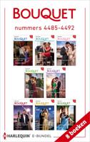 Bouquet e-bundel nummers 4485 - 4492 - Maisey Yates, Natalie Anderson, Annie West, Kim Lawrence, Julia James, Kali Anthony, Caitlin Crews, Millie Adams - ebook - thumbnail