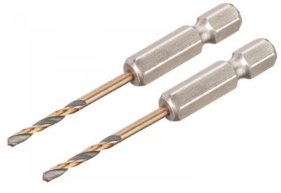 DeWalt Accessoires DT20601-QZ | Metaalboor | 2.5 mm | Impact black & gold | Hex | 2 stuks - DT20601-QZ