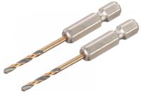 DeWalt Accessoires DT20601-QZ | Metaalboor | 2.5 mm | Impact black & gold | Hex | 2 stuks - DT20601-QZ - thumbnail