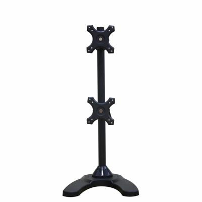 Neomounts FPMA-D700DDV Monitorvoet Aantal monteerbare displays: 2 Display(s) 25,4 cm (10) - 68,6 cm (27) Zwart In hoogte verstelbaar, Kantelbaar, Zwenkbaar,