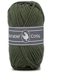 Durable Cosy 2149 Dark Olive - Haakgaren / Breigaren