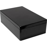 Hammond Electronics 1590ZGRP243BK Universele behuizing 420 x 120 x 250 Polyester Zwart 1 stuk(s) - thumbnail