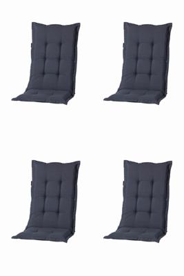 Kussen mona niedrig Panama grijs (4 stuks) Madison - Madison