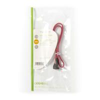 SATA Kabel | 3 Gbps | SATA 7-Pins Female | SATA 7-Pins Female | Polyvinylchloride (PVC) | 0.50 m | Plat | PVC | Rood | Envelop - thumbnail