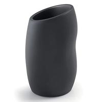 Tandenborstelhouder Sapho Iside Vrijstaand 13x8.5x8.5 cm Polyresin Mat Zwart Sapho - thumbnail