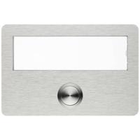 Grothe 55640 Bel Met naambord RVS - thumbnail