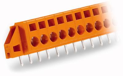 WAGO 231-636/017-000 Veerkrachtklemblok Aantal polen 6 Oranje 50 stuk(s)