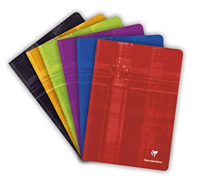 Clairefontaine schrift Metric voor ft A4, 96 bladzijden, seyès, geassorteerde kleuren