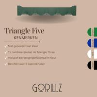 Gorillz Triangle Five Industriële Wandkapstok5 Kapstokhaken - thumbnail