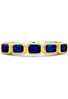 TI SENTO-Milano 12274BY Ring zilver-kleursteen goud- en zilverkleurig-blauw - thumbnail