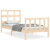 Bedframe zonder matras massief grenenhout 90x200 cm - thumbnail