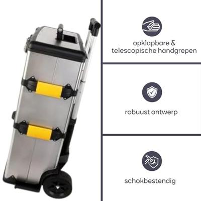 Atelieropberging roestvrij staal 570 x 354 x 830 mm Velleman - Velleman Atelieropberging roestvrij staal 570 x 354 x 830 mm Velleman - Velleman