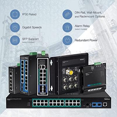 TrendNet TI-UPG62 Industrial Ethernet Switch 10 / 100 / 1000 MBit/s TrendNet TI-UPG62 Industrial Ethernet Switch 10 / 100 / 1000 MBit/s