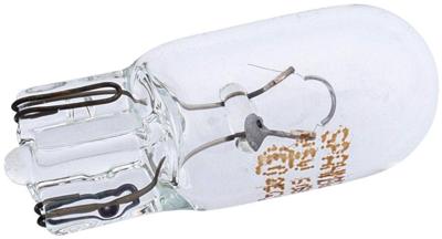 SPAHN steeklamp van glas glass base lamps 12v 5w w2,1x9,5d blister