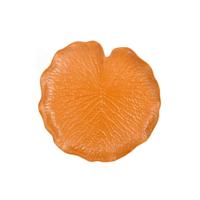 Plateau bladvorm Melam terracotta Ø31cm - thumbnail