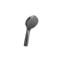Salenzi Losse Handdouche 3 Standen Rond 10 cm Zwart Chroom - Handdouche Chroom Zwart - thumbnail