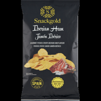 Snackgold Iberian Ham Gourmet Potato Crisps 125 g bij Jumbo - thumbnail