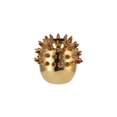 Daan Kromhout Vaas spike goudkleurig 12 cm | 6 stuks