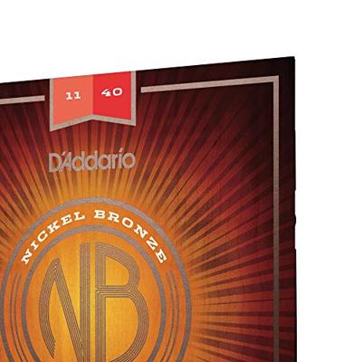 D&apos;Addario NBM1140 Nickel Bronze Medium 11-40 snaren voor mandoline - thumbnail