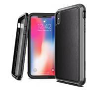 X-Doria Defense Lux Leather cover iPhone XS Max zwart - XD-DEFLUXL-IPHXP-BLK - thumbnail