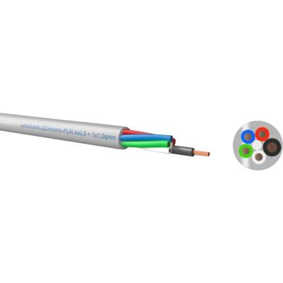 Kabeltronik 424P51105 424P51105 Aansluitkabel 500 V PVC (Ø) 5.9 mm 1 m