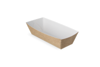 Snackbak Kraft A5 90x70x35mm 100 stuks - thumbnail