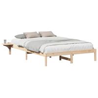 Bedframe met nachttafels Bruin 160 x 200 cm Bruin - thumbnail