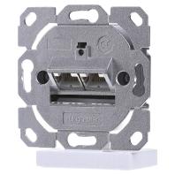 Telegärtner 100022956 Netwerkdoos Inbouw (in muur) Inzet CAT 6 2 poorten