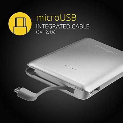 Intenso S10000 powerbank Zilver Lithium-Polymeer (LiPo) 10000 mAh Intenso S10000 powerbank Zilver Lithium-Polymeer (LiPo) 10000 mAh