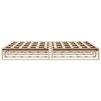 Bedframe zonder matras massief grenenhout 200x200 cm - thumbnail