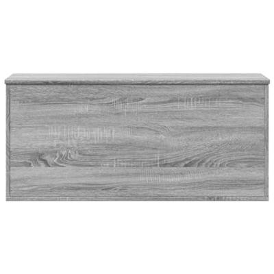 Opbergbox 100x42x46 cm bewerkt hout grijs sonoma eikenkleurig Opbergbox 100x42x46 cm bewerkt hout grijs sonoma eikenkleurig