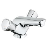 GROHE Costa S wastafelkraan met waste inclusief gegoten uitloop chroom 21255001 - thumbnail