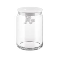 Alessi Voorraadpot Gianni A Little Man Holding On Tight - AMDR05 W - Wit - 900 ml - door Mattia Di Rosa - thumbnail