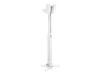 Vogels PPC 1555 Plafondbeugel voor beamer Kantelbaar, Draaibaar, In hoogte verstelbaar Afstand vloer-plafond (max.): 85 cm Wit - thumbnail