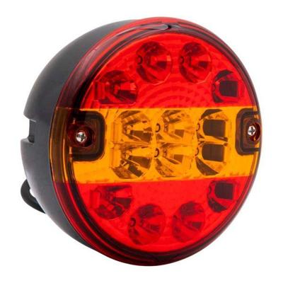 Trailergear achterlicht 140 mm. 14 leds