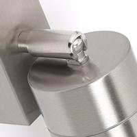 QAZQA Buitenwandlamp staal IP44 draai- en kantelbaar - Solo - thumbnail