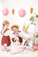 Grote Folieballon Konijntje (84x82cm) - thumbnail