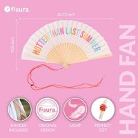 Houten waaier Hotter Than Last Summer - thumbnail